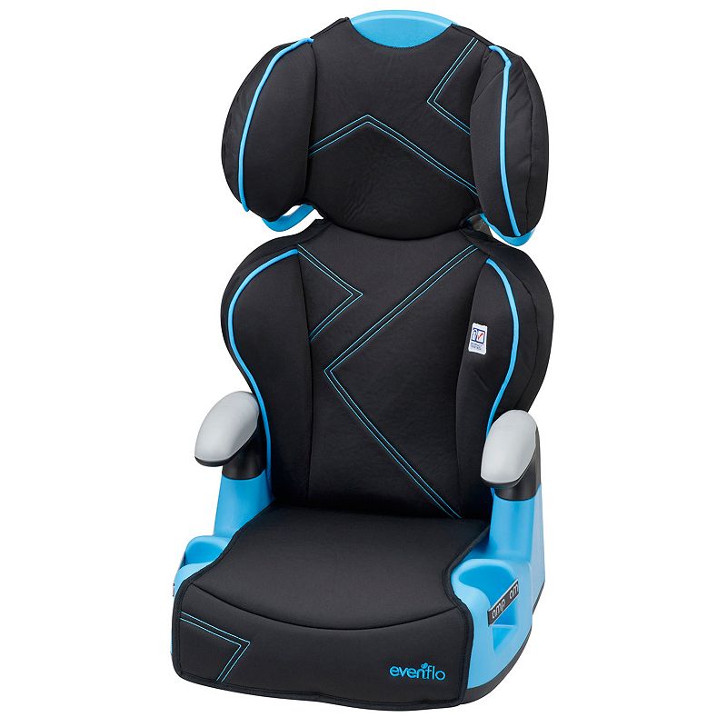 Evenflo AMP High-Back Booster Car Seat, Multicolor