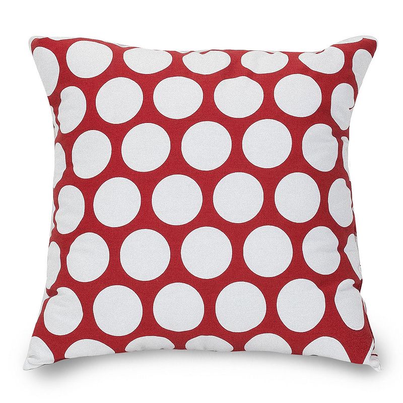 MAJESTIC HOME GOODS POLKA-DOT LARGE THROW PILLOW