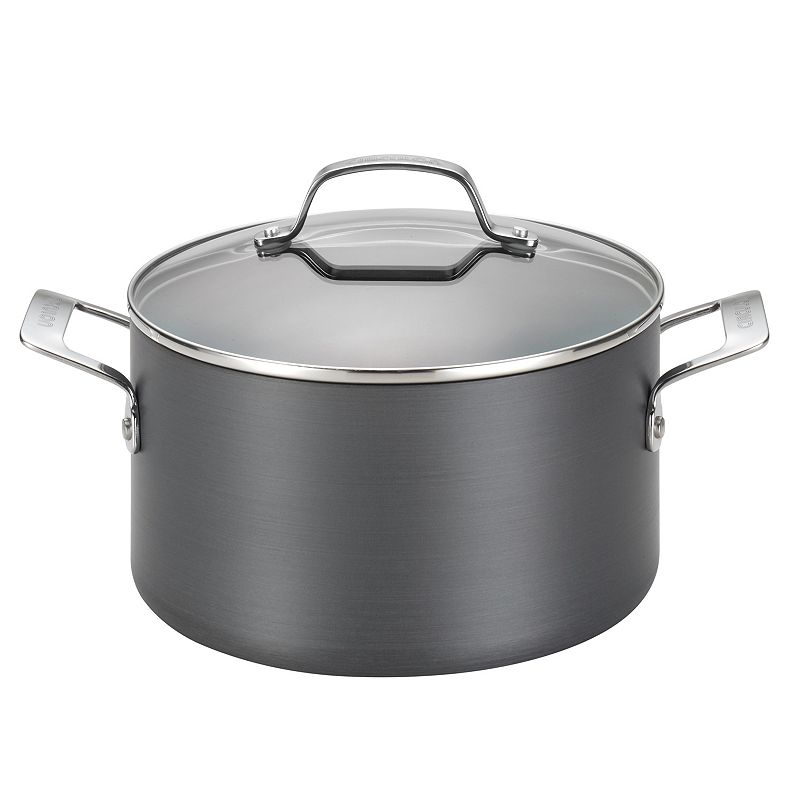 Circulon Genesis 4 1\/2-qt. Nonstick Hard-Anodized Dutch Oven, Black