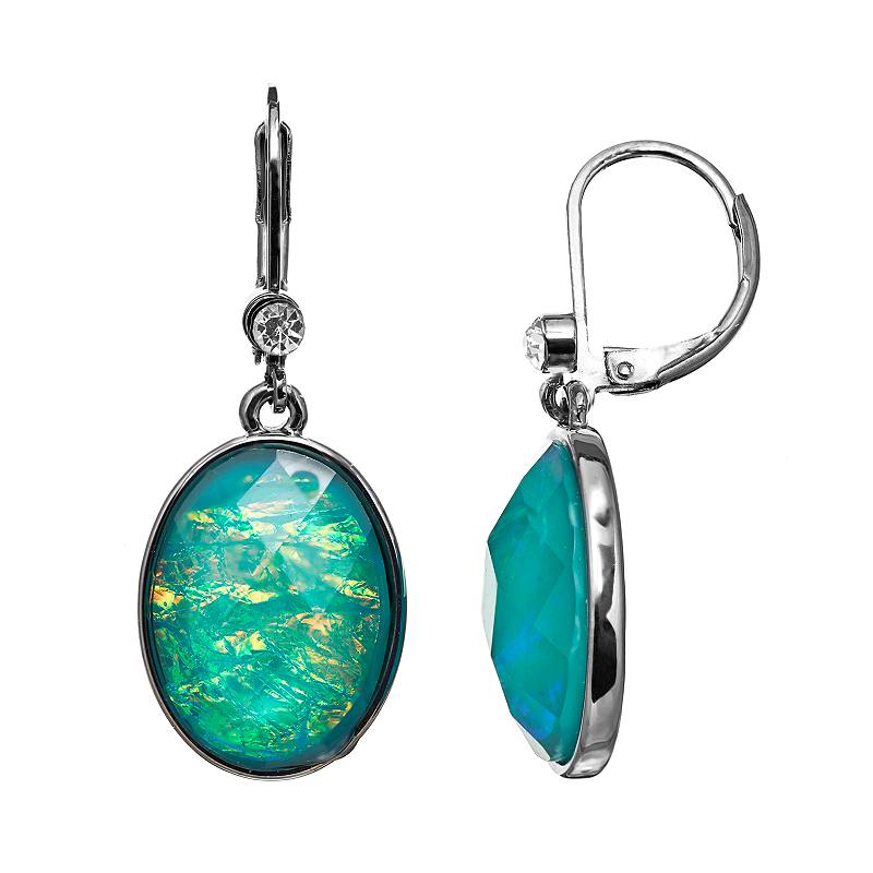 Faceted Iridescent Drop Earrings Kohl's