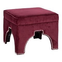 Safavieh Grant Bordeaux Ottoman