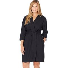 Plus Size Jockey Modern Cotton Wrap Robe