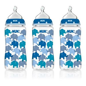 NUK 3-pk. 10-oz. Medium Flow Orthodontic Bottles