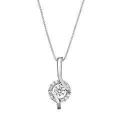 Sirena Collection 14k White Gold 1/4-ct. T.W. Diamond Pendant by