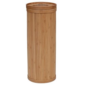 Creative Ware Home Upright 3-Roll Bamboo Toilet Paper Holder