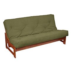 8-in. Faux Suede Futon Mattress