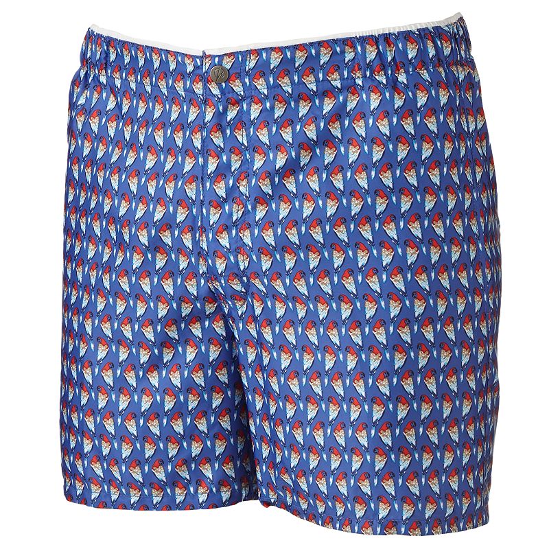 Beach Rays Printed Swim Trunks Men