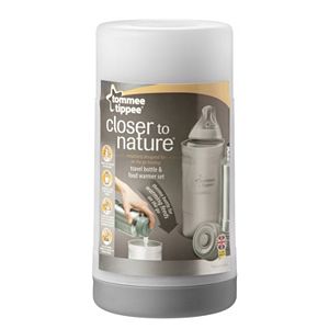 Tommee Tippee Closer to Nature Travel Bottle & Food Warmer Set
