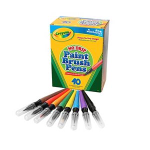 Crayola 40-ct. No Drip Paint Brush Pens