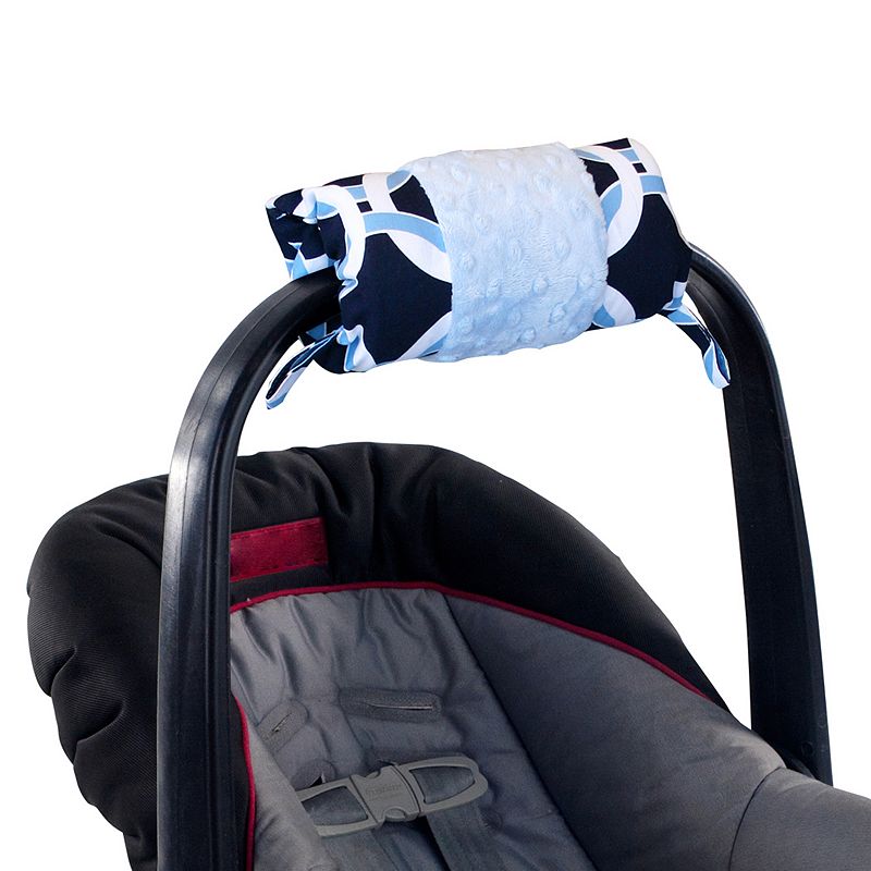 ITZY RITZY WRAP INFANT CAR SEAT HANDLE CUSHION (BLUE)