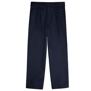 Boys 8-20 Husky French Toast School Uniform Modern-Fit Adjustable-Waist Double-Knee Pleated Pants