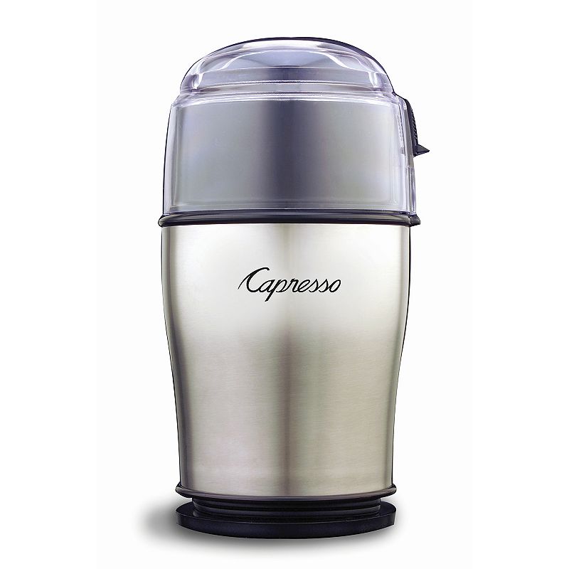 Capresso Cool Grind Pro Coffee and Spice Grinder, Silver