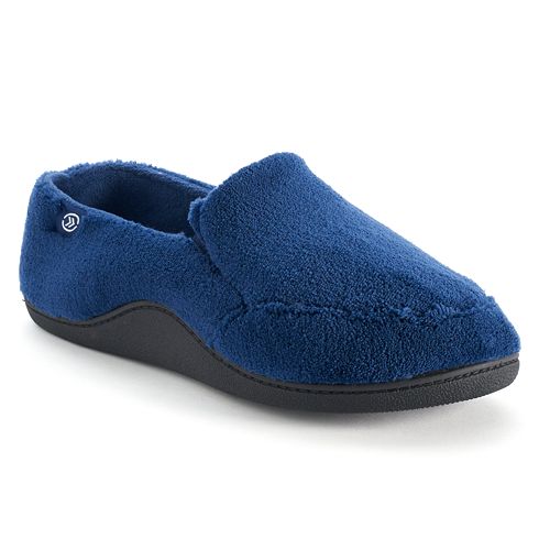 Isotoner Men's Microterry Slip-On Slippers