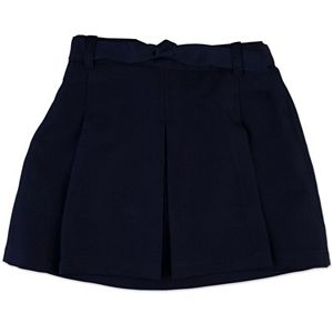 Girls 4-7 Chaps Pleated School Uniform Faux-Belt Skort