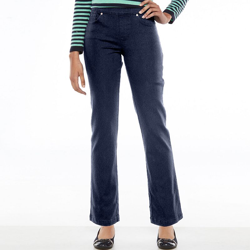 kohls womens black pants
