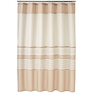 Home Classics® Embroidered Sequin Fabric Shower Curtain
