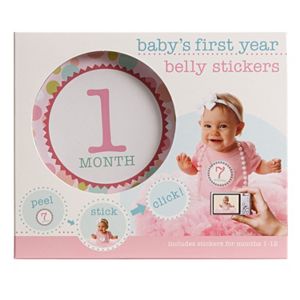 Stepping Stones Baby's First Year Belly Stickers