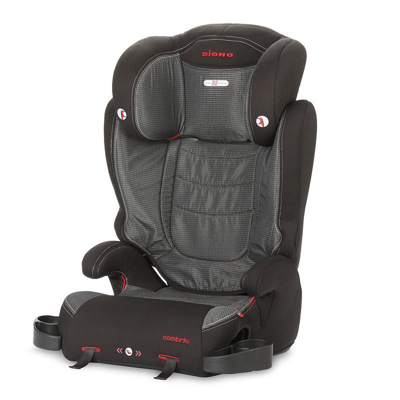 Diono Cambria High Back Booster Car Seat, Black