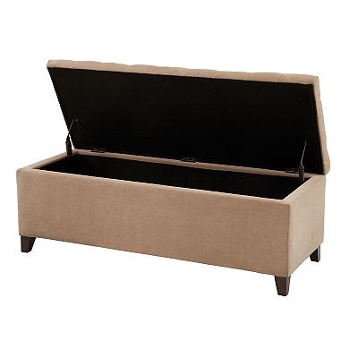 Madison Park Shandra Tufted Storage Ottoman