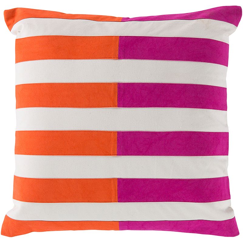 Pink Stripe Throw Pillow Kohl s