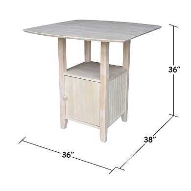 International Concepts Dual Drop Leaf Bistro Table