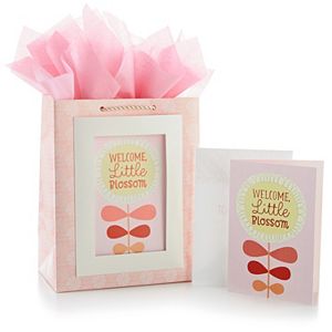 Hallmark Blossom Gift Bag & Card Set