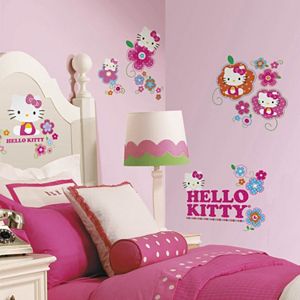 Hello Kitty Flower Peel & Stick Wall Decal