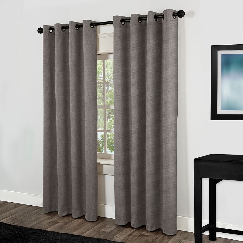 Gray And White Curtain Panels Fashion Window Curtains
