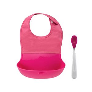 OXO Tot On-the-Go Bib and Spoon Set