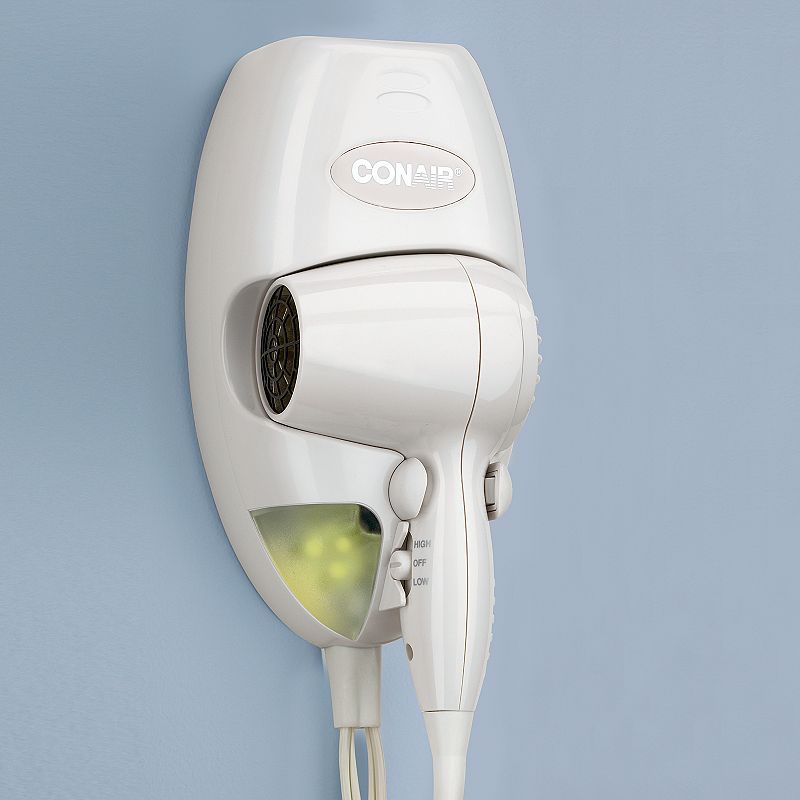 Conair Wall Mount Hair Dryer, Brown