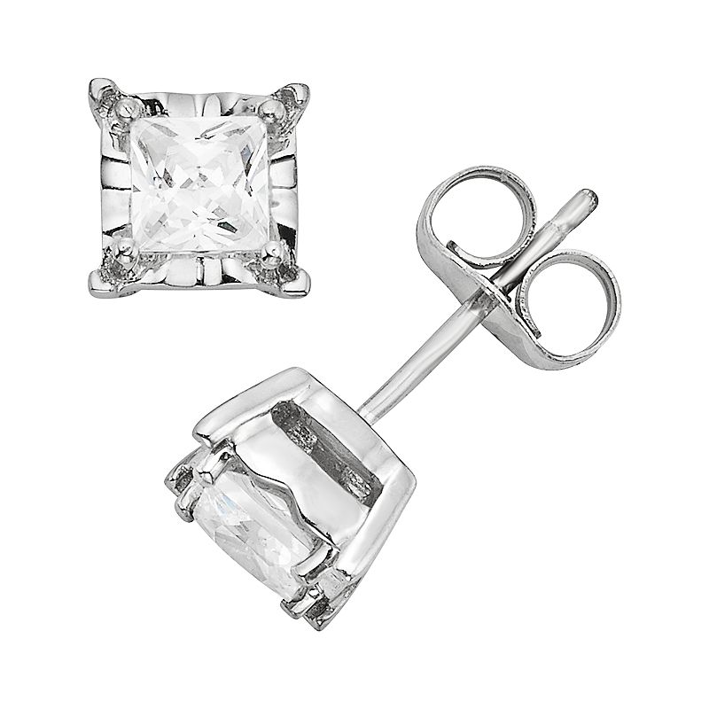 Princess Cut Diamond Earrings Kohl's