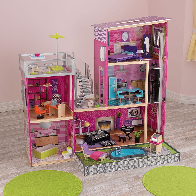 KidKraft Uptown Dollhouse, Pink