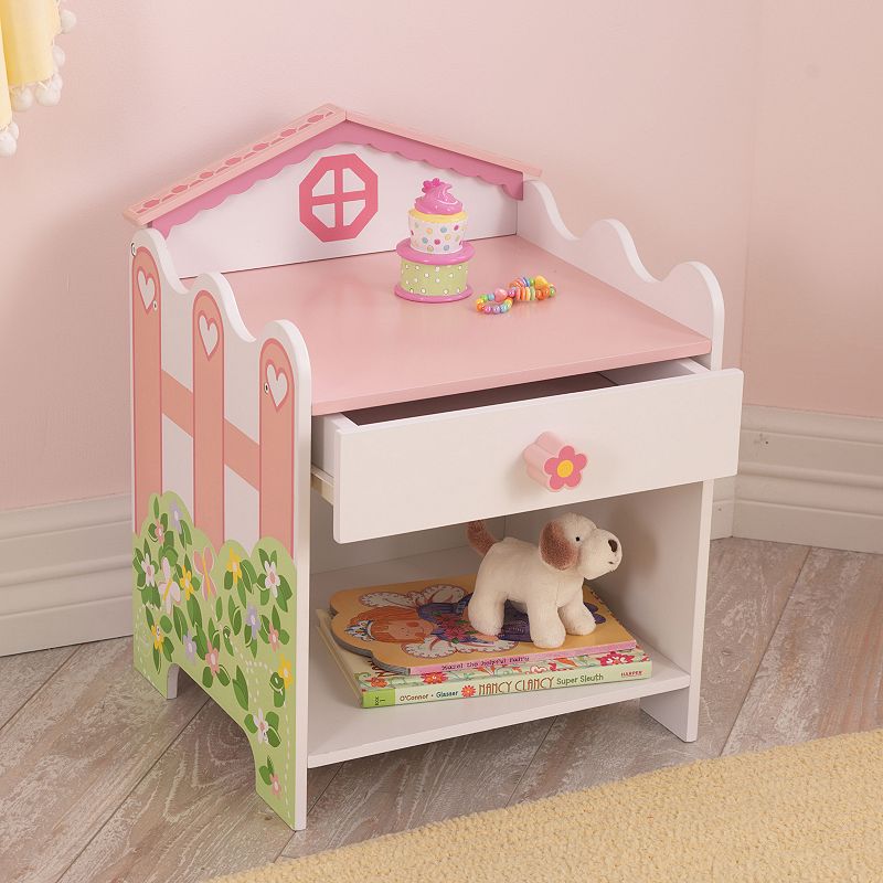 KidKraft Dollhouse Toddler Side Table, Pink