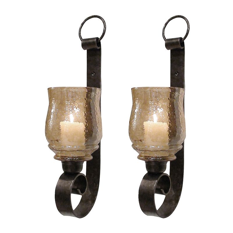 2 Piece Glass Sconce Kohl s