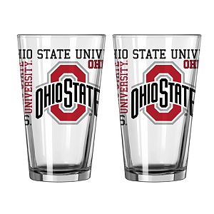 Boelter Ohio State Buckeyes Spirit Pint Glass Set