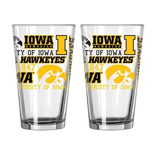 Boelter Iowa Hawkeyes Spirit Pint Glass Set