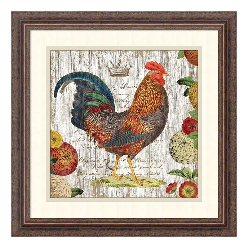 ''Rooster I'' Framed Wall Art