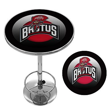 Ohio State Buckeyes Chrome Pub Table