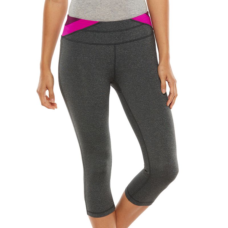 Tek Gear® Shapewear Colorblock Capri Leggings Women's Plus Size