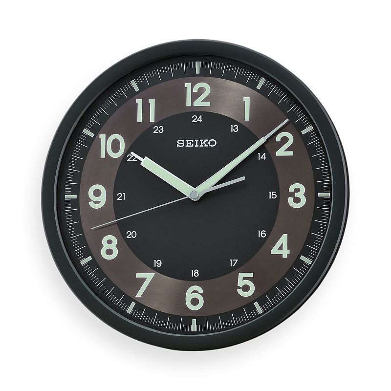 Seiko Wall Clock - QXA628KRH, Black