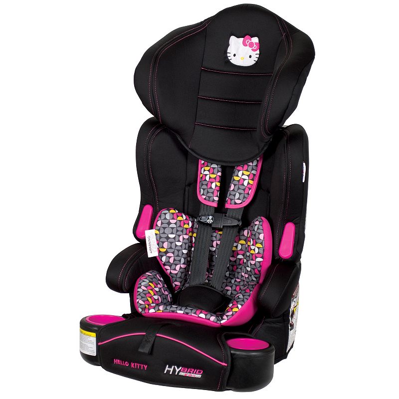 Hello Kitty Pin Wheel Hybrid 3-in-1 Booster Car Seat by Baby Trend, Pink