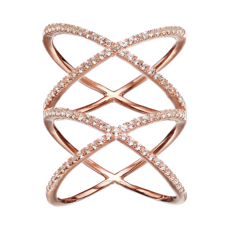 Rose Gold Topaz Ring Kohl's