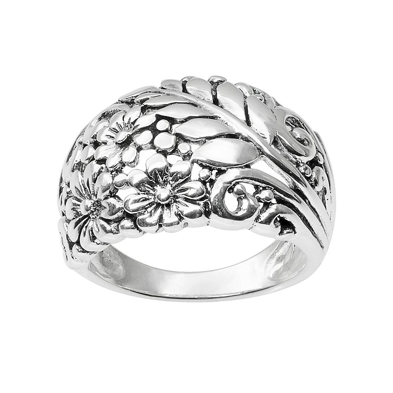 Sterling Silver Flower Ring Kohl's