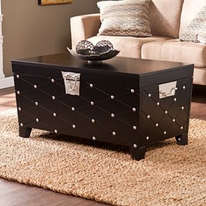 Southern Enterprises Abney Coffee Table Trunk