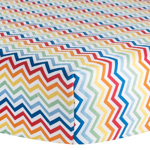 Trend Lab Flannel Crib Sheet