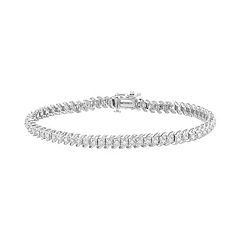 1 Carat T.W. Diamond 10k Gold Tennis Bracelet by