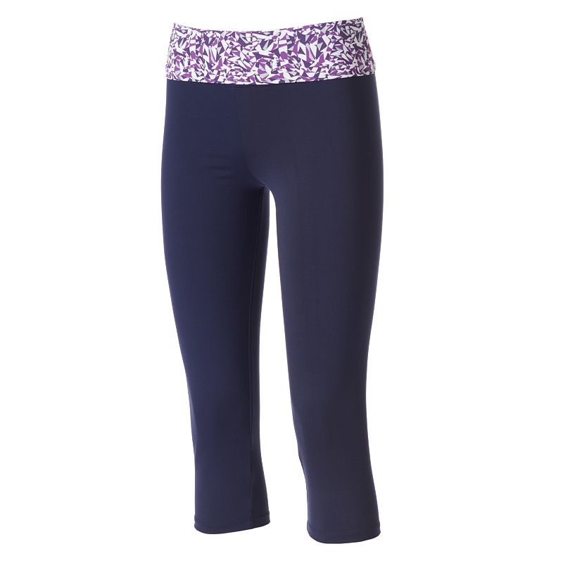 Womens Blue Capri Legging Kohl's