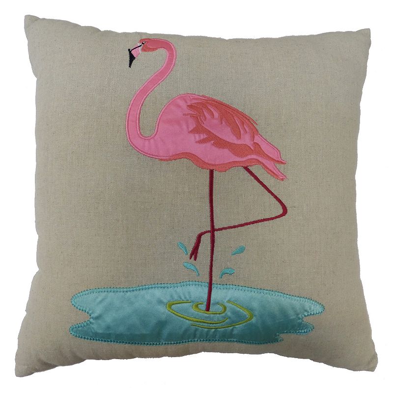 SONOMA life + style Flamingo Throw Pillow