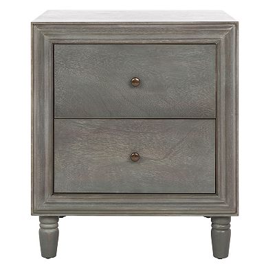 Safavieh Blaise Ash Gray Nightstand