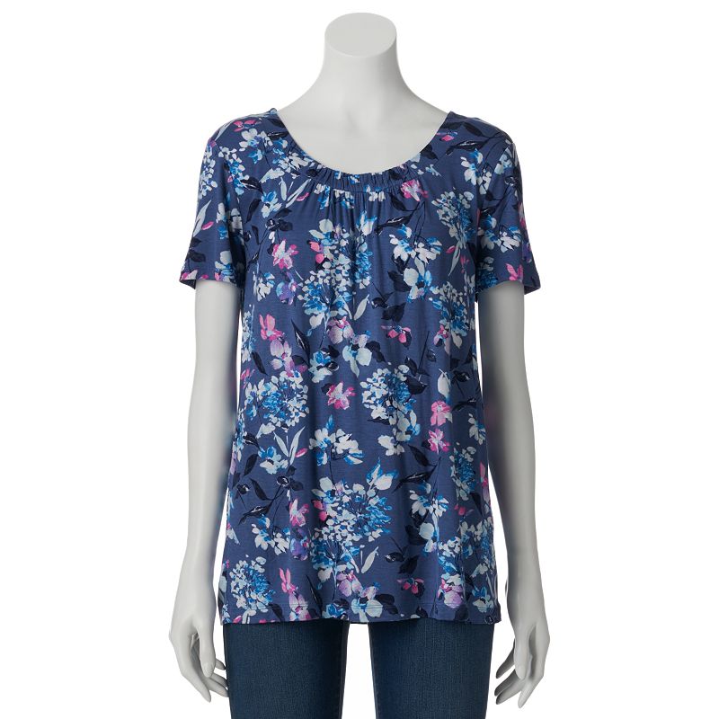 kohls short sleeve tops
